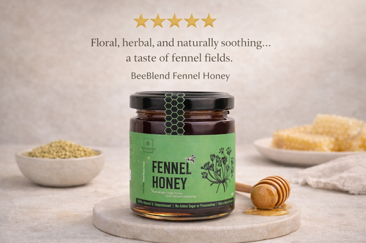 Fennel Raw Honey | Mediterranean Herbal Gold