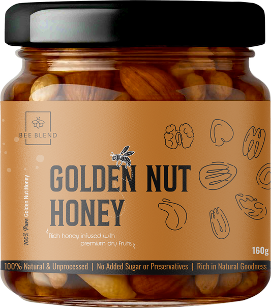 Golden Nut Infusion Honey | Nature’s Power Concentrate
