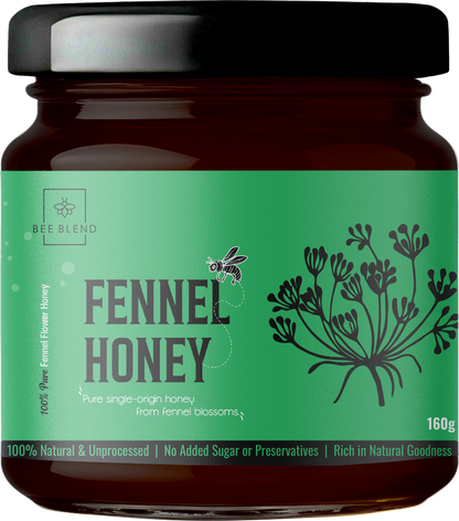 Fennel Raw Honey | Mediterranean Herbal Gold