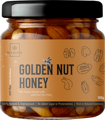 Golden Nut Infusion Honey | Nature’s Power Concentrate