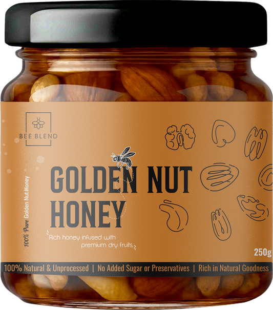 Golden Nut Infusion Honey | Nature’s Power Concentrate