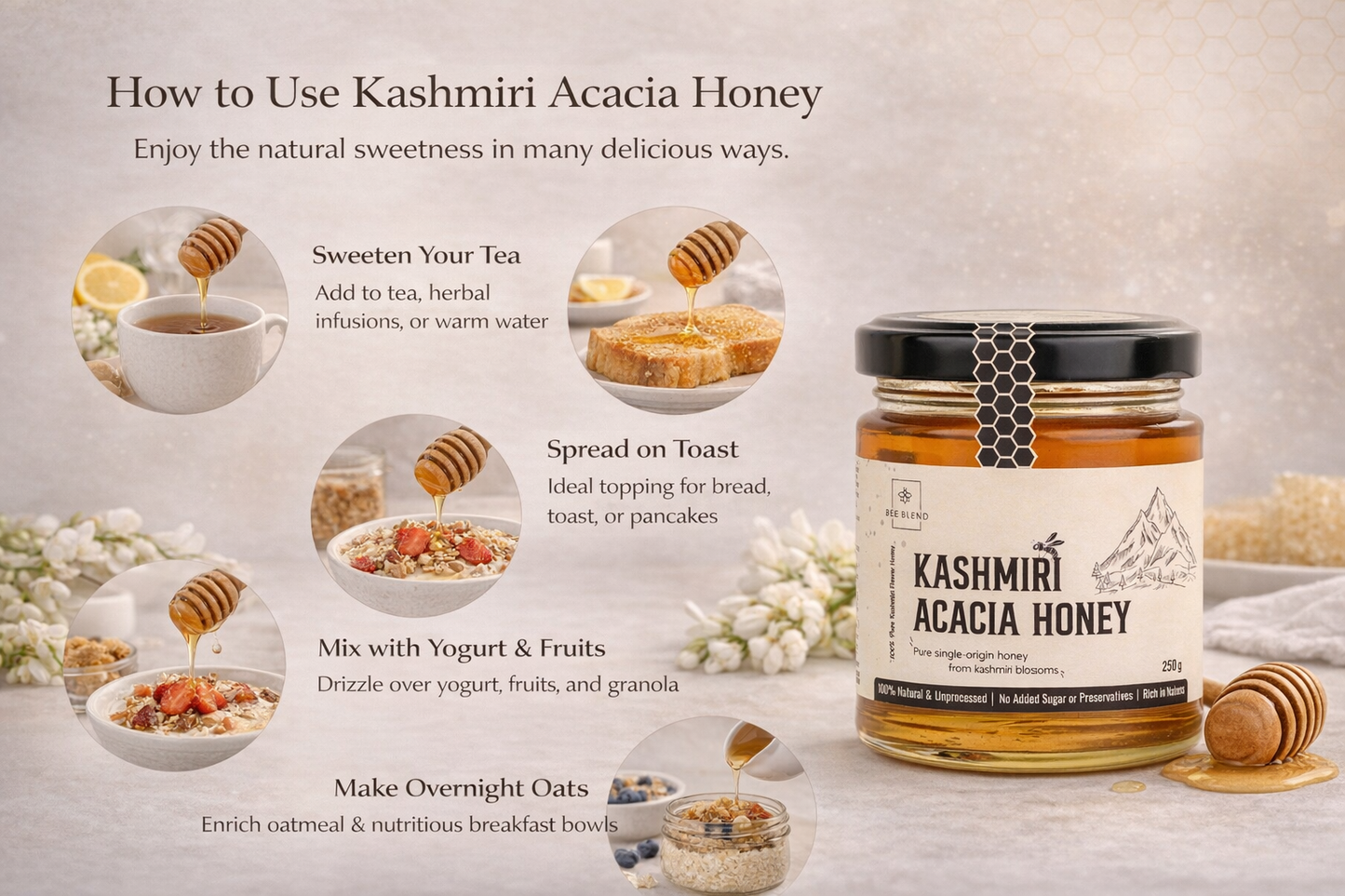 Kashmiri Acacia Honey