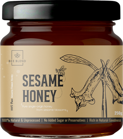 Sesame Raw Honey | Nutty Umami Elixir