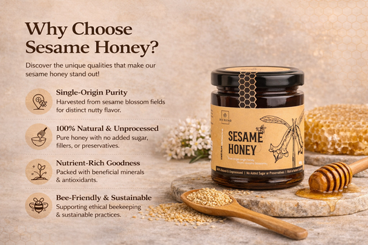 Sesame Raw Honey | Nutty Umami Elixir